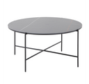 Hobart - Modern Black Ceramic End Table