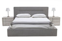 Juliana - Italian Modern Grey Upholstered Bed