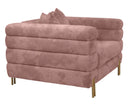 Branson - Pink Velvet Accent Chair