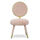 Haswell - Glam Pink Velvet Accent Chair (Set of Two)