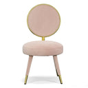 Haswell - Glam Pink Velvet Accent Chair (Set of Two)