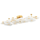 Aged Brass Holmdel Semi Flush 23.75" by Hudson Valley