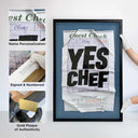 Yes Chef Check | Limited Edition by Oliver Gal, view 12