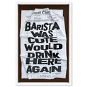 Barista Check | Limited Edition