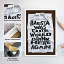 Barista Check | Limited Edition by Oliver Gal, view 12