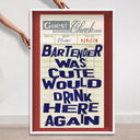 Bartender Check | Limited Edition