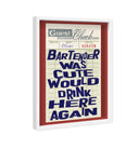 Bartender Check | Limited Edition by Oliver Gal, view 7