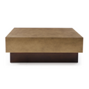 Derek - Modern Metal & Antique Copper Coffee Table