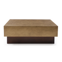 Derek - Modern Metal & Antique Copper Coffee Table