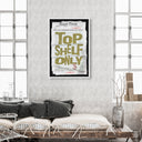 Top Shelf Gold Check | Limited Edition by Oliver Gal, view 11