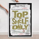 Top Shelf Gold Check | Limited Edition by Oliver Gal, view 12