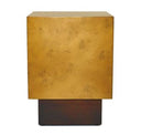 Derek - Modern Metal & Antique Copper Coffee Table