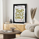 Top Shelf Gold Check | Limited Edition by Oliver Gal, view 3