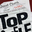 Top Shelf Red Check | Limited Edition by Oliver Gal, view 6