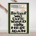 Bartender II Check Please | Limited Edition by Oliver Gal, view 10