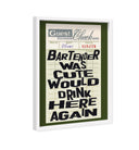 Bartender II Check Please | Limited Edition