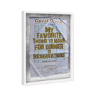Reservations II Check | Limited Edition