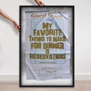 Reservations II Check | Limited Edition by Oliver Gal, view 6