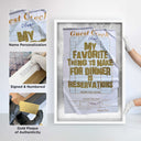 Reservations II Check | Limited Edition by Oliver Gal, view 12