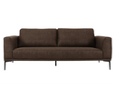 Jada - Modern Brown Fabric Loveseat