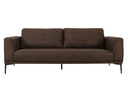 Jada - Modern Brown Fabric Loveseat