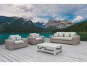 Portugal - Outdoor Beige Wicker Chair