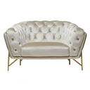 Stella - Transitional Beige Velvet Chair