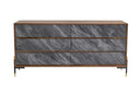 Metcalf - Mid-Century Walnut & Grey Dresser