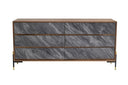 Metcalf - Mid-Century Walnut & Grey Dresser