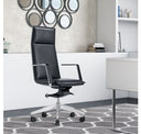 Girard - Modern Walnut & Black Glass Desk