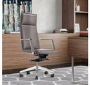 Girard - Modern Walnut & Black Glass Desk