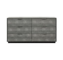 Dynasty - Modern Shagreen Three Drawer Nightstand