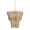 Vintage Gold Leaf Cassian Chandelier 28.75" by Hudson Valley