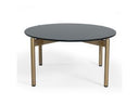 Gunnar Modern Walnut & Grey Coffee Table