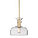 Aged Brass Coffey Pendant 12" by Hudson Valley