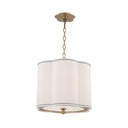 Aged Brass Sweeny Pendant 15" by Hudson Valley