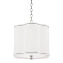 Polished Nickel Sweeny Pendant 15" by Hudson Valley