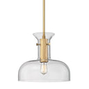 Aged Brass Coffey Pendant 16" by Hudson Valley