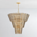 Vintage Gold Leaf Cassian Chandelier 44.5" by Hudson Valley, view 3