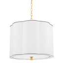 Aged Brass Sweeny Pendant 20" by Hudson Valley