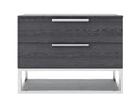 Heloise - Contemporary Grey Elm Nightstand