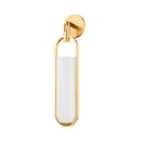 Aged Brass Lorimer Wall Sconce 4.75" by Hudson Valley