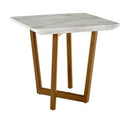 James - Contemporary Walnut & White Dining Table