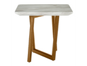 James - Mid Century Walnut + Ceramic End Table
