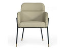 Marnie - Contemporary Gray + Pink Dining Chair