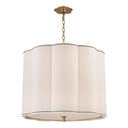 Aged Brass Sweeny Chandelier 25" by Hudson Valley