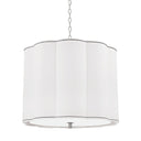 Polished Nickel Sweeny Chandelier 25" by Hudson Valley