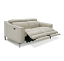 Eden - Modern White Leather Recliner Chair