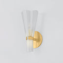 Aged Brass Pine Island Wall Sconce 5" by Hudson Valley, view 3