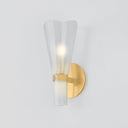 Aged Brass Pine Island Wall Sconce 5" by Hudson Valley, view 2
